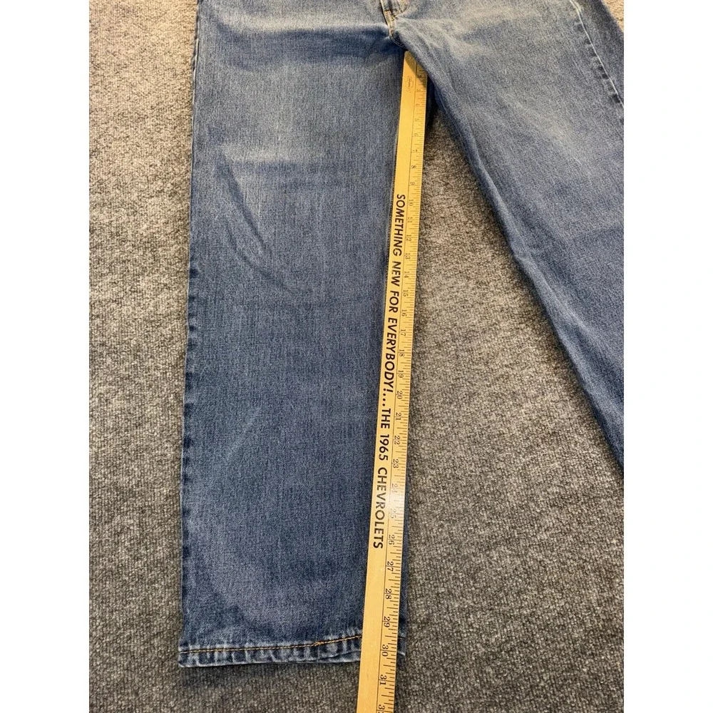 Title: Levi's 550 Relaxed Fit Jeans Men's Size 38x32 Blue Denim Tapered Leg
